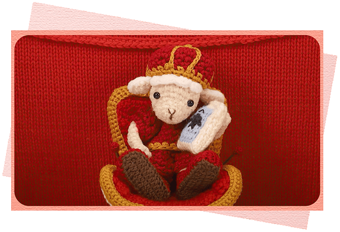 ©編みメーション(立体)の1シーン