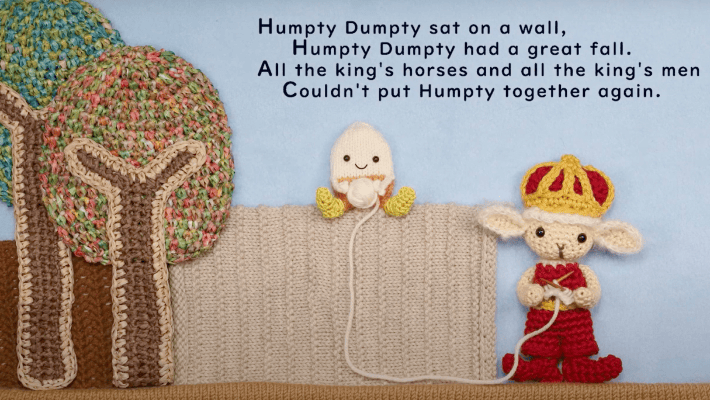 マザーグースと王さまのシーン